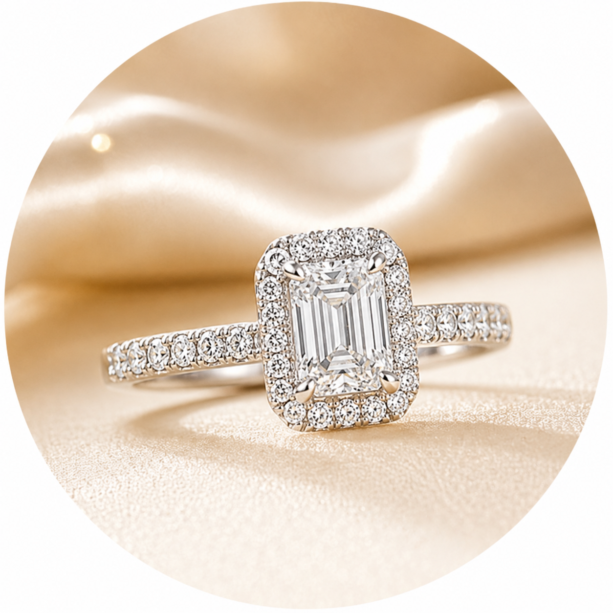 Diamond engagement and cocktail rings